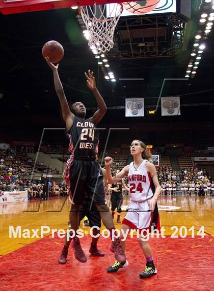 Thumbnail 1 in Clovis West vs Hanford (CIF CS D1 Final) photogallery.
