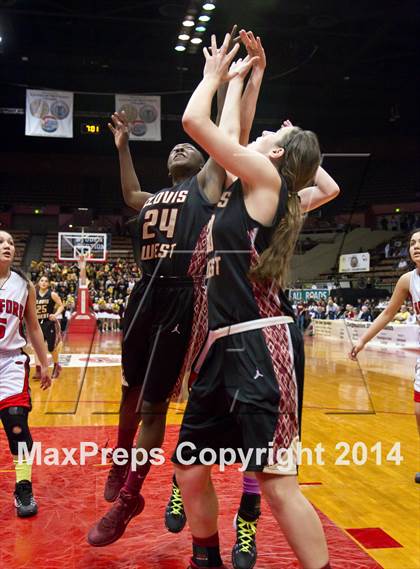 Thumbnail 1 in Clovis West vs Hanford (CIF CS D1 Final) photogallery.