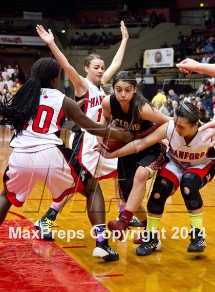 Thumbnail 1 in Clovis West vs Hanford (CIF CS D1 Final) photogallery.