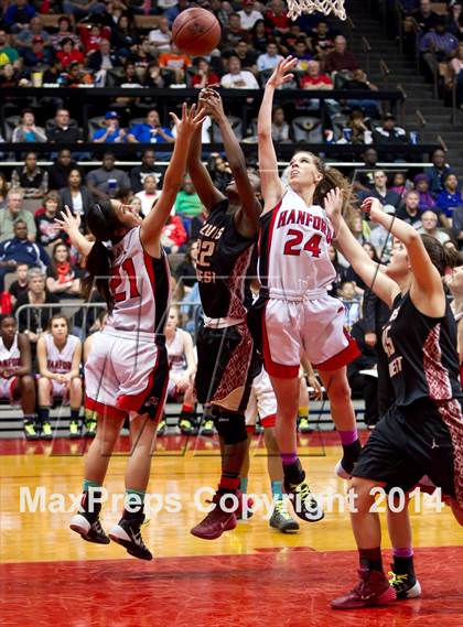 Thumbnail 1 in Clovis West vs Hanford (CIF CS D1 Final) photogallery.