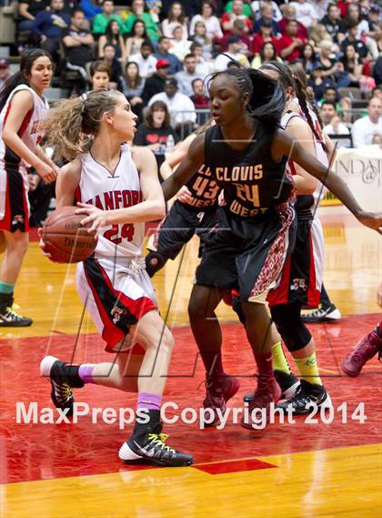 Thumbnail 1 in Clovis West vs Hanford (CIF CS D1 Final) photogallery.