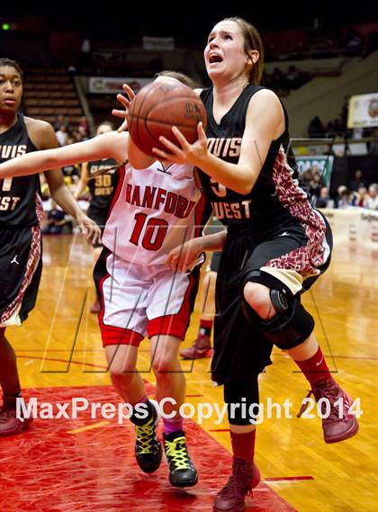 Thumbnail 1 in Clovis West vs Hanford (CIF CS D1 Final) photogallery.