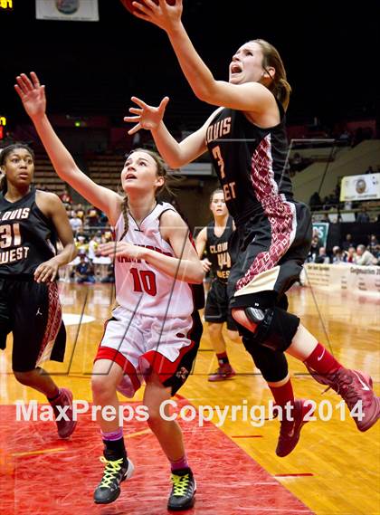 Thumbnail 2 in Clovis West vs Hanford (CIF CS D1 Final) photogallery.