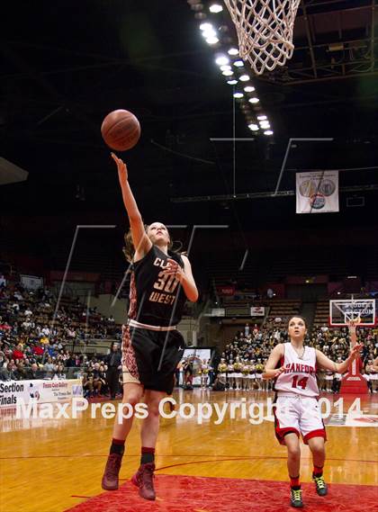 Thumbnail 1 in Clovis West vs Hanford (CIF CS D1 Final) photogallery.