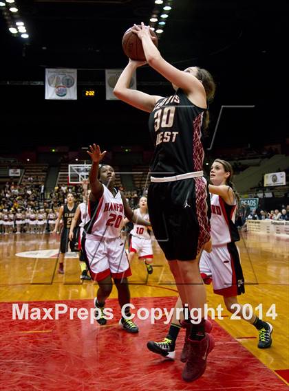 Thumbnail 3 in Clovis West vs Hanford (CIF CS D1 Final) photogallery.