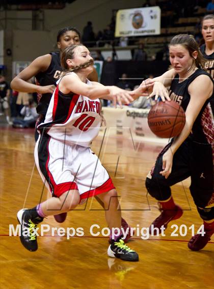 Thumbnail 1 in Clovis West vs Hanford (CIF CS D1 Final) photogallery.