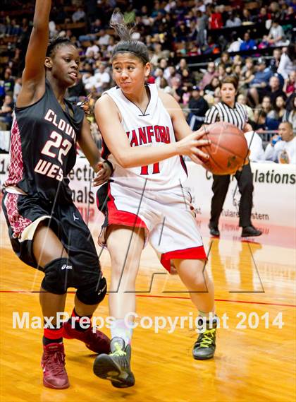 Thumbnail 1 in Clovis West vs Hanford (CIF CS D1 Final) photogallery.