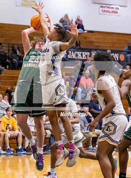 Thumbnail 3 in Lee County vs. Eastern Randolph (Yellow Jackets Christmas Classic) photogallery.