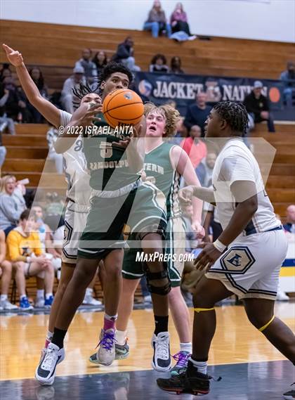 Thumbnail 3 in Lee County vs. Eastern Randolph (Yellow Jackets Christmas Classic) photogallery.