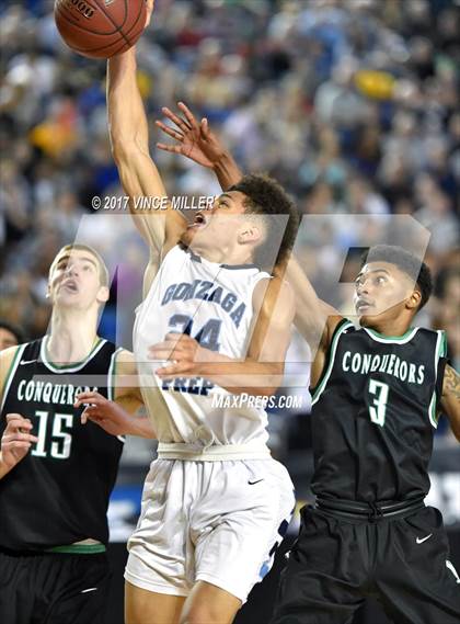 Thumbnail 2 in Gonzaga Prep vs. Kentwood (WIAA 4A Semifinal)  photogallery.