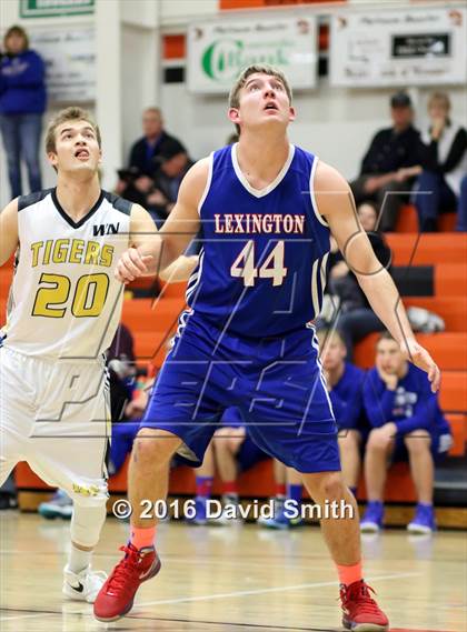 Thumbnail 1 in Wellington-Napoleon vs Lexington (I-70 vs. MRVC East Challenge Tournament) photogallery.