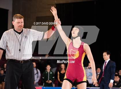 Thumbnail 1 in CIF State Girls Wrestling Championships (Finals) photogallery.