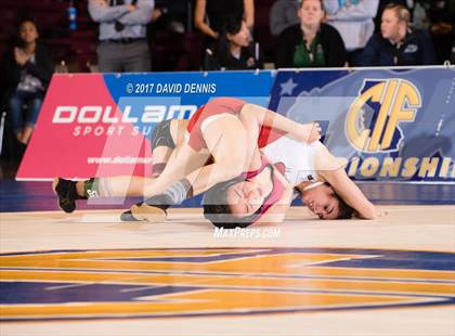 Thumbnail 3 in CIF State Girls Wrestling Championships (Finals) photogallery.