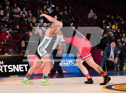 Thumbnail 3 in CIF State Girls Wrestling Championships (Finals) photogallery.