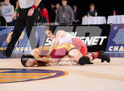 Thumbnail 1 in CIF State Girls Wrestling Championships (Finals) photogallery.