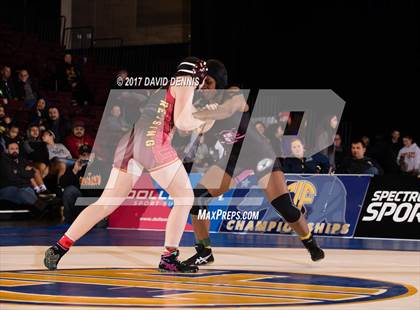 Thumbnail 2 in CIF State Girls Wrestling Championships (Finals) photogallery.