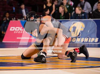 Thumbnail 2 in CIF State Girls Wrestling Championships (Finals) photogallery.
