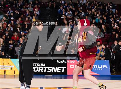 Thumbnail 2 in CIF State Girls Wrestling Championships (Finals) photogallery.