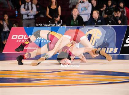 Thumbnail 2 in CIF State Girls Wrestling Championships (Finals) photogallery.