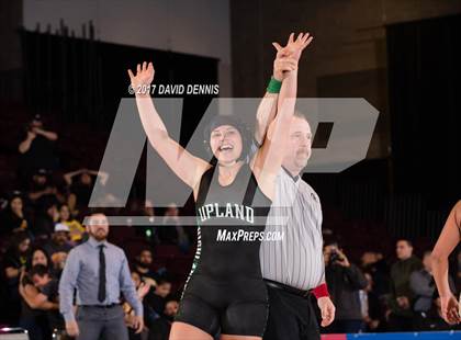 Thumbnail 3 in CIF State Girls Wrestling Championships (Finals) photogallery.