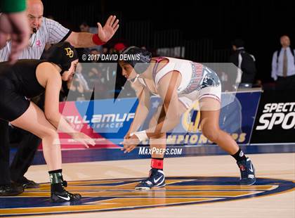 Thumbnail 2 in CIF State Girls Wrestling Championships (Finals) photogallery.