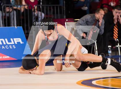 Thumbnail 3 in CIF State Girls Wrestling Championships (Finals) photogallery.