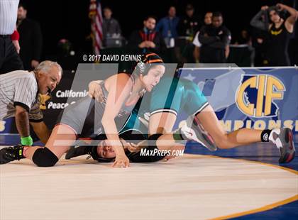 Thumbnail 2 in CIF State Girls Wrestling Championships (Finals) photogallery.