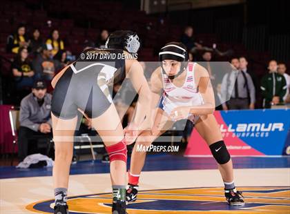 Thumbnail 3 in CIF State Girls Wrestling Championships (Finals) photogallery.