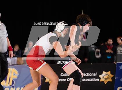 Thumbnail 1 in CIF State Girls Wrestling Championships (Finals) photogallery.