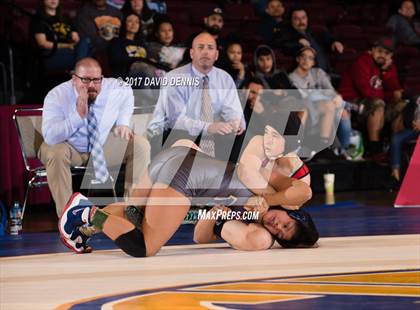 Thumbnail 3 in CIF State Girls Wrestling Championships (Finals) photogallery.