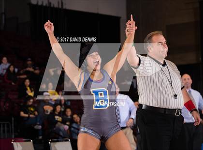 Thumbnail 2 in CIF State Girls Wrestling Championships (Finals) photogallery.