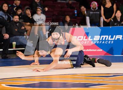 Thumbnail 1 in CIF State Girls Wrestling Championships (Finals) photogallery.