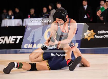 Thumbnail 2 in CIF State Girls Wrestling Championships (Finals) photogallery.