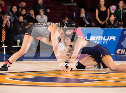 Thumbnail 2 in CIF State Girls Wrestling Championships (Finals) photogallery.