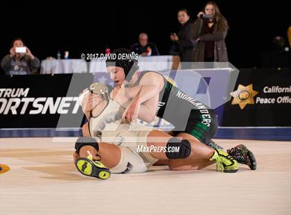 Thumbnail 1 in CIF State Girls Wrestling Championships (Finals) photogallery.