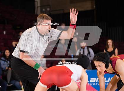 Thumbnail 3 in CIF State Girls Wrestling Championships (Finals) photogallery.