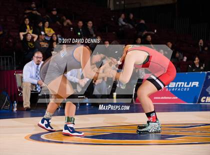 Thumbnail 2 in CIF State Girls Wrestling Championships (Finals) photogallery.