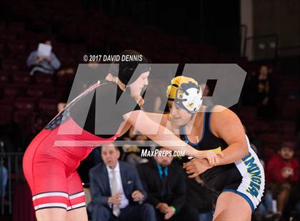 Thumbnail 2 in CIF State Girls Wrestling Championships (Finals) photogallery.