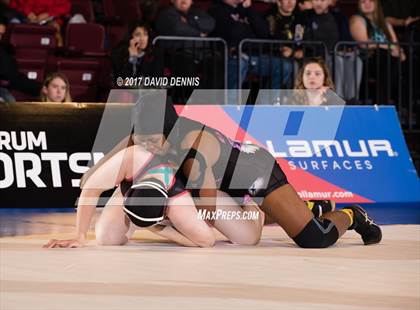 Thumbnail 3 in CIF State Girls Wrestling Championships (Finals) photogallery.