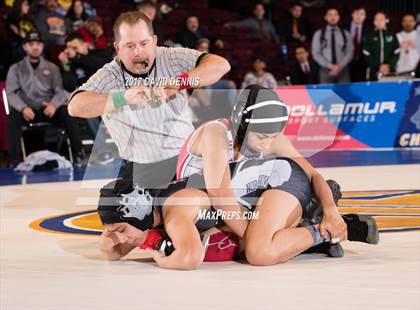 Thumbnail 2 in CIF State Girls Wrestling Championships (Finals) photogallery.