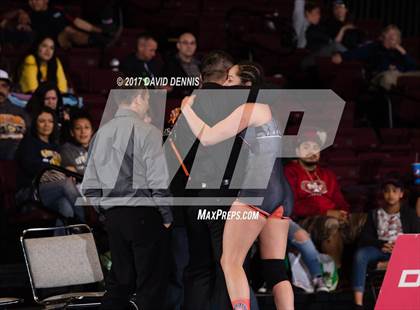 Thumbnail 1 in CIF State Girls Wrestling Championships (Finals) photogallery.