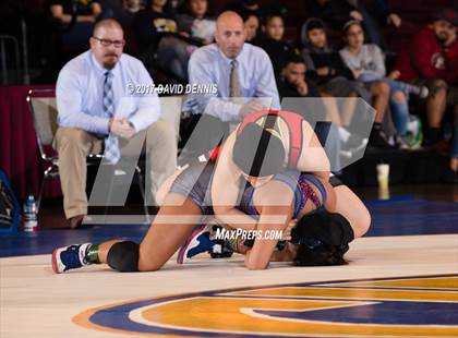 Thumbnail 2 in CIF State Girls Wrestling Championships (Finals) photogallery.