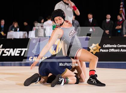 Thumbnail 2 in CIF State Girls Wrestling Championships (Finals) photogallery.