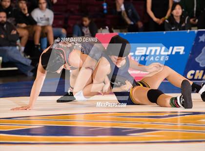 Thumbnail 2 in CIF State Girls Wrestling Championships (Finals) photogallery.