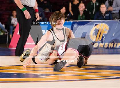 Thumbnail 2 in CIF State Girls Wrestling Championships (Finals) photogallery.