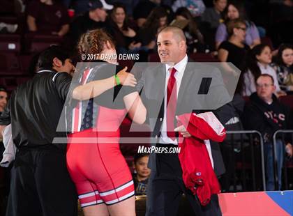 Thumbnail 1 in CIF State Girls Wrestling Championships (Finals) photogallery.