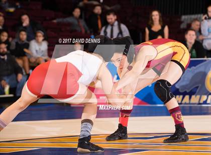 Thumbnail 1 in CIF State Girls Wrestling Championships (Finals) photogallery.