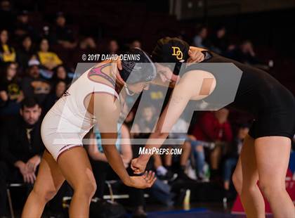 Thumbnail 2 in CIF State Girls Wrestling Championships (Finals) photogallery.