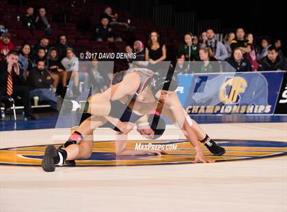 Thumbnail 3 in CIF State Girls Wrestling Championships (Finals) photogallery.