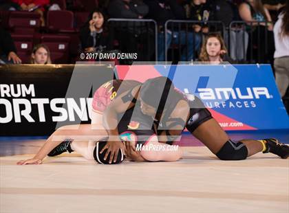 Thumbnail 2 in CIF State Girls Wrestling Championships (Finals) photogallery.